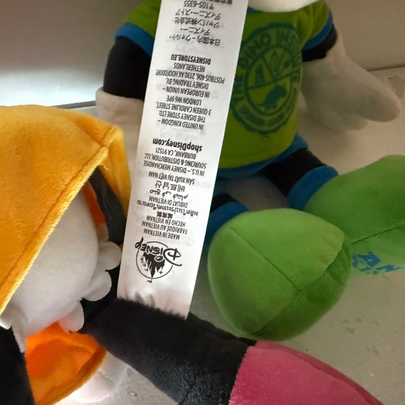 Walt Disney World Animal Kingdom Mickey Minnie Dino Institute Dinoland Plush Lot - Picture 2 of 4